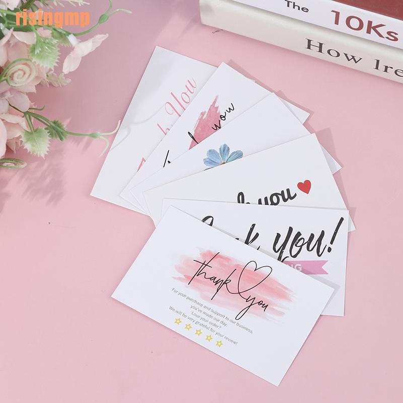 Set 30 thiệp in chữ Thank You trên nền trắng