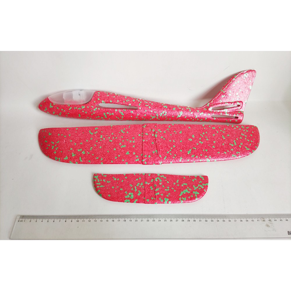 Máy Bay Xốp Siêu Lượn Megagift Cỡ To Máy Bay Xốp Ném Tay Nhiều Màu có đèn led phát sáng