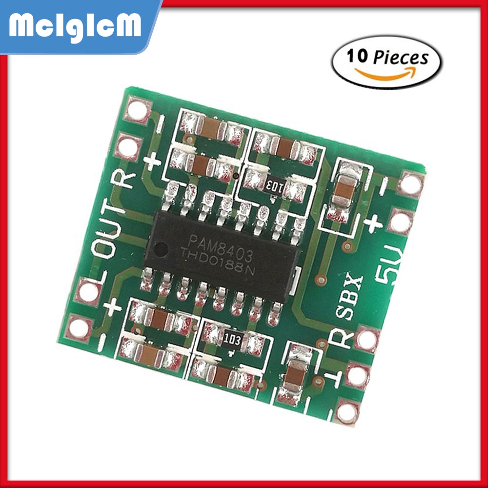 Bộ 10 bo mạch mô-đun khuếch đại PAM8403 2 x 3W