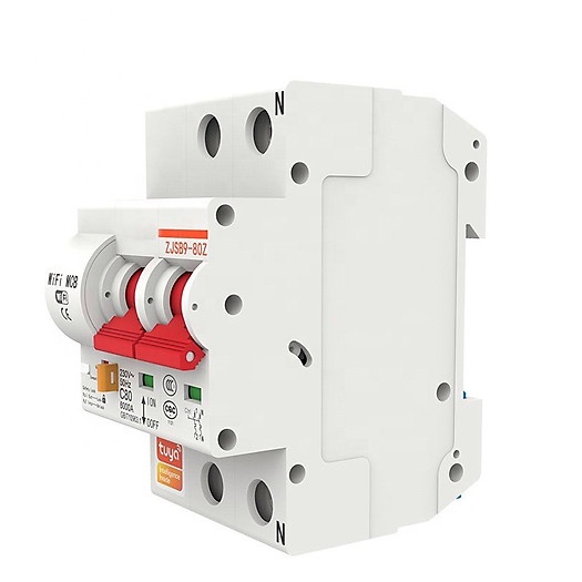 Aptomat thông minh wifi, CB cầu dao tổng thông minh tuya