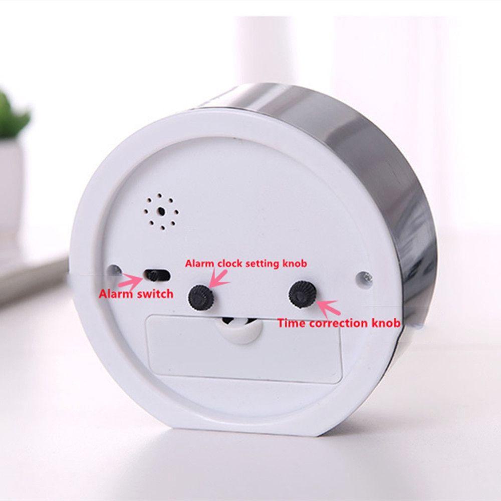 Đồng Hồ Báo Thức Để Bàn Hình Tròn / Vuông Cỡ Nhỏ Độc Đáo Trang Trí Nhà Cửa / Văn Phòng