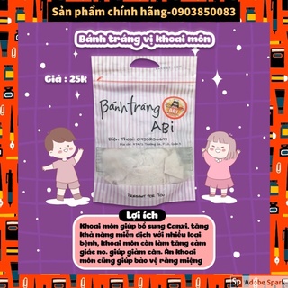 Bánh tráng khoai môn abi