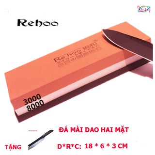❤️freeship❤️ đá mài dao nhật bản 2 mặt độ mịn 3000 8000 - đá mài dao kéo