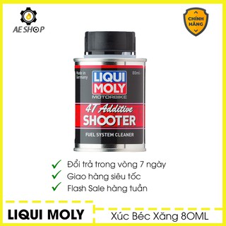 [BIG SALE] Phụ Gia Xăng Liqui Moly 4T Additive Shooter Giúp Vệ Sinh Buồng Đốt Xe Máy 80ML