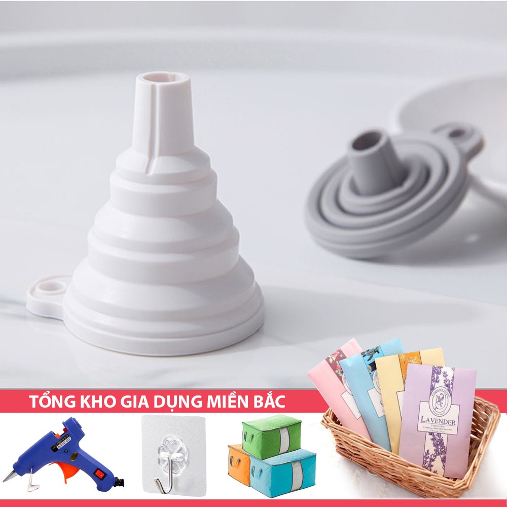 [Tổng Kho Sỉ] Phễu Silicon Gấp Gọn Tiện Lợi - Rót Nước - Rót Chất Lỏng - Khô Ráo Sạch Sẽ