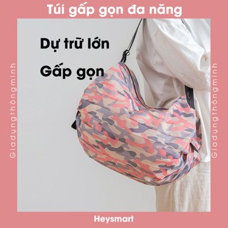 Túi du lịch đa năng gấp gọn phong cách chống thấm nước, túi xách vân mây xếp gọn thời trang siêu bền