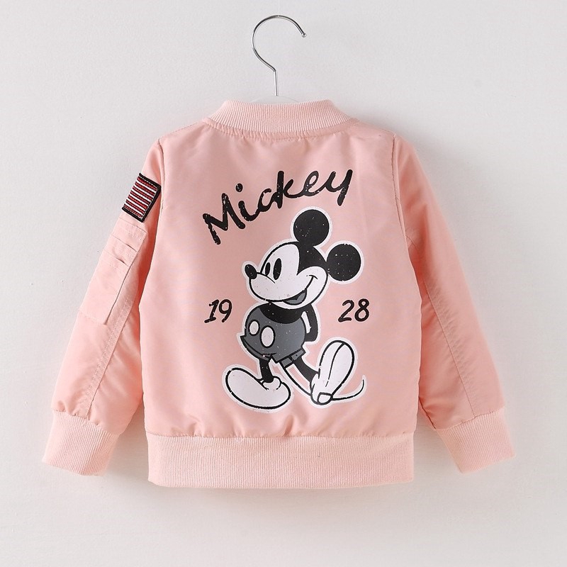 NEW Mickey Jacket Baby Clothes Girls Boys Coat Kids clothing Children jacket