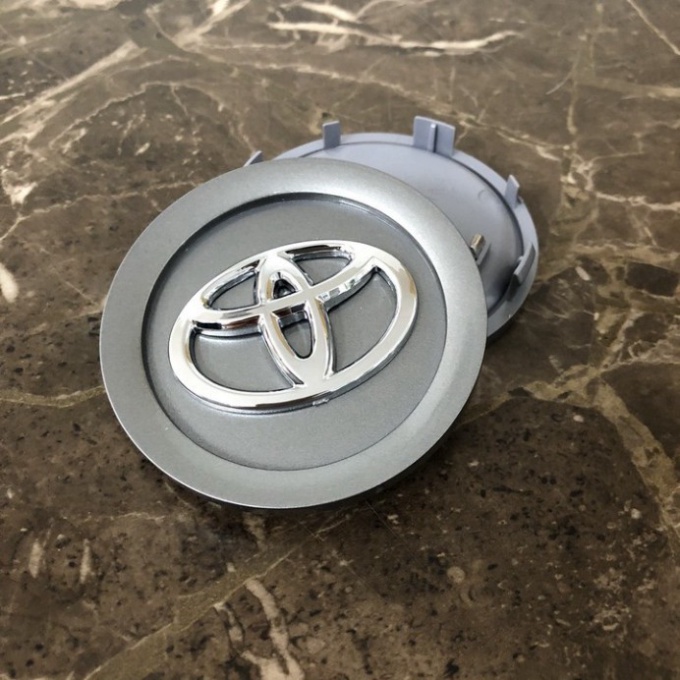 01 Logo chụp mâm, ốp lazang bánh xe ô tô Toyota Camry Đời từ 2000-2003, Fortuner TRD SPORTIVO đời 2009-2011