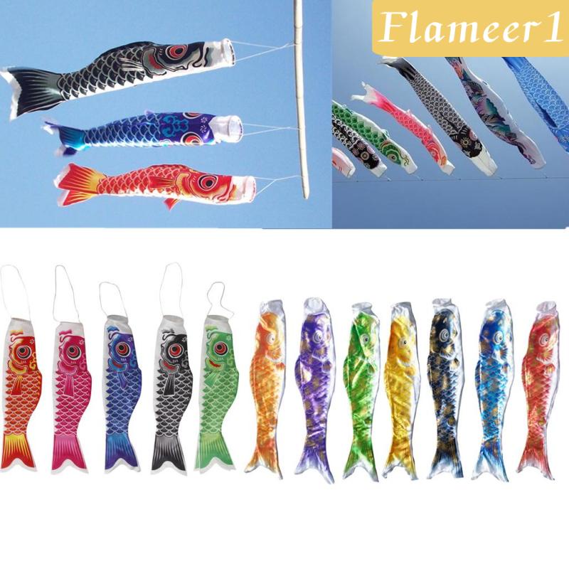 [Flameameer1] Cờ Cá Koi Nhật Bản 55cm Màu Đỏ