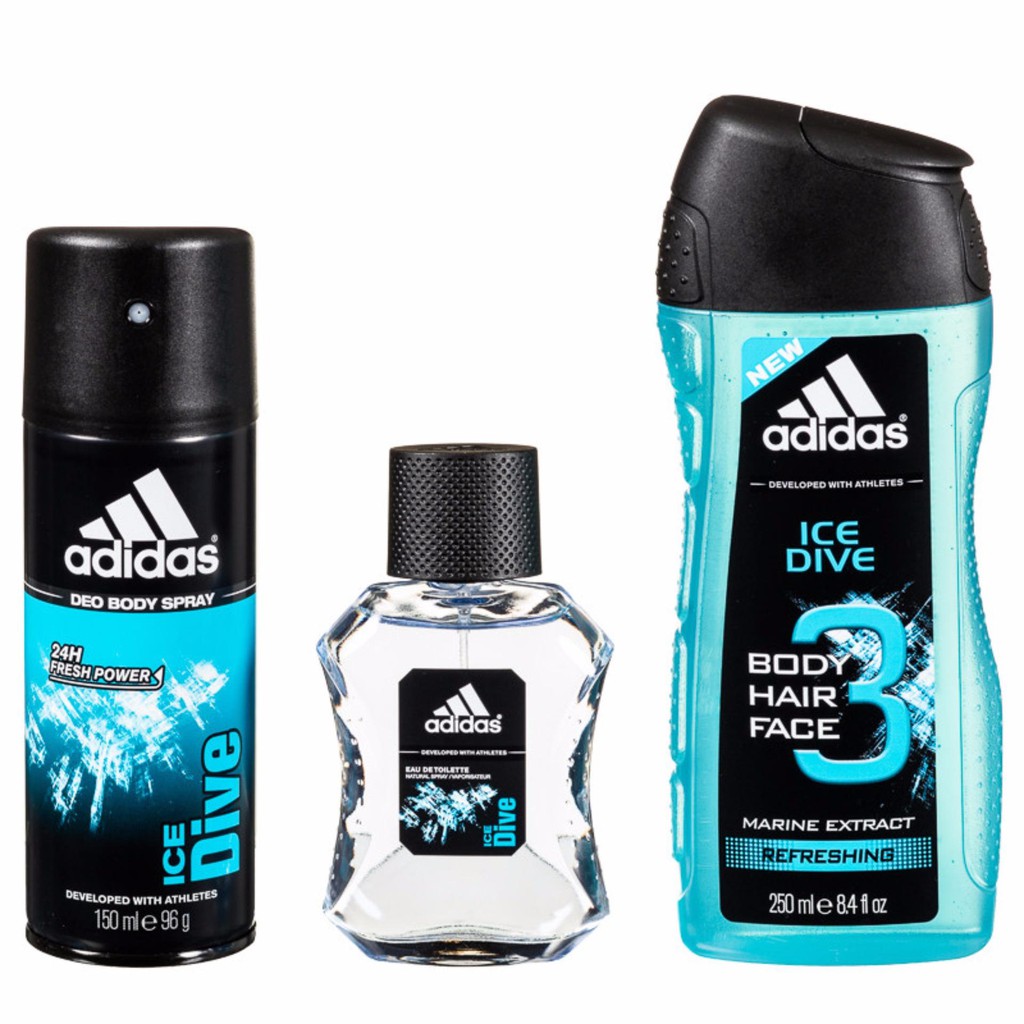 Xịt khử mùi nam ADIDAS Deo Body Spray 24H Fresh Power 150ml #Ice Dive