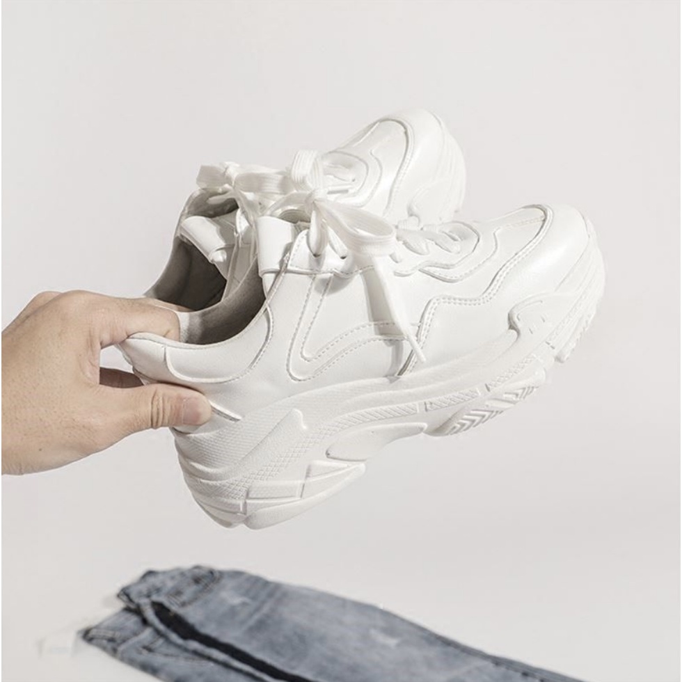 Giày nữ thể thao GOLDSNEAKER số 7 màu trắng