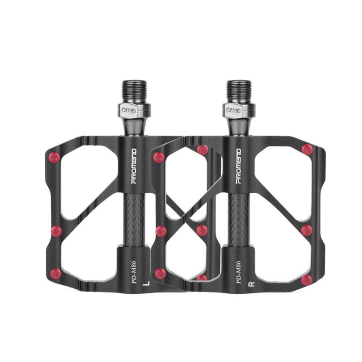 69bikeshop_BÀN ĐẠP PEDAL PROMEND TRỤC CARBON 3 VÒNG BI TRỚN SIÊU NHẸ