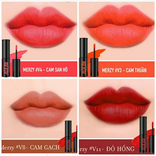 (đủ bill)son merzy thỏi và son kem sale tại hàn