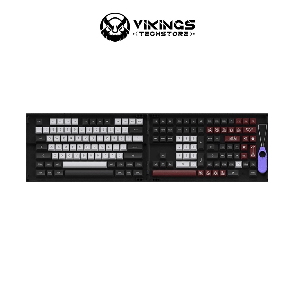 Bộ nút bàn phím Keycap AKKO PBT Double-Shot ASA/Cherry/OSA/OEM- hàng cao cấp, chính hãng