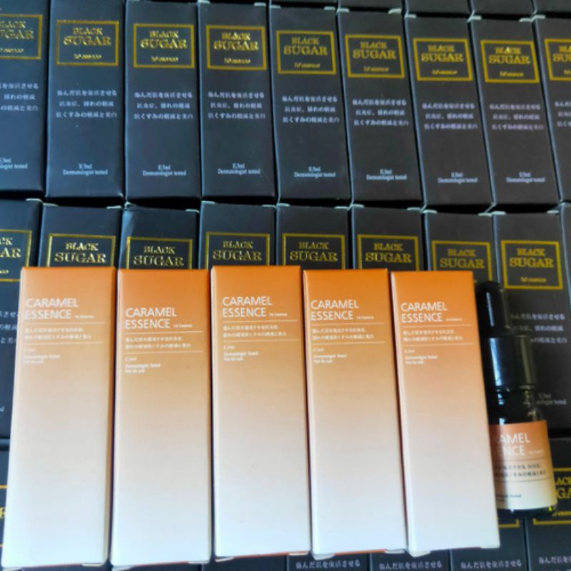 Combo 5 Serum Caramel Essence Viện Da Liễu Nhật Bản Chính Hãng