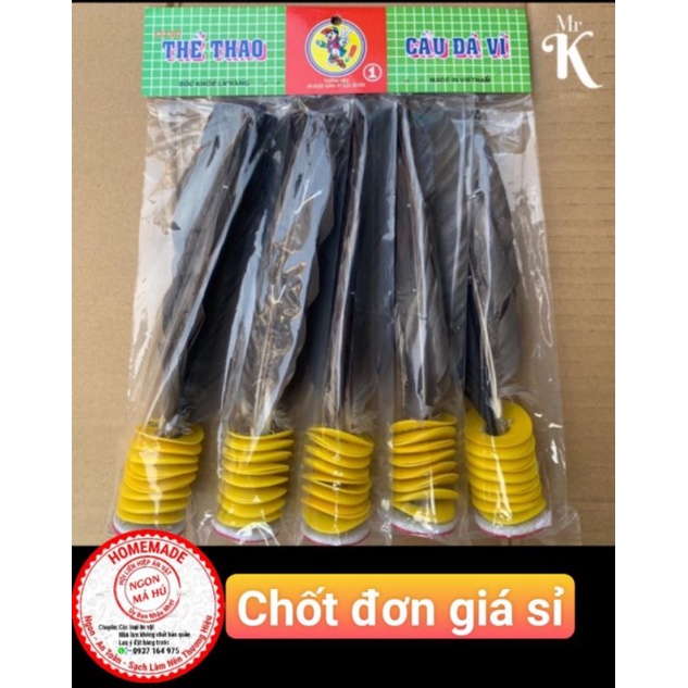 VĨ 10 TRÁI CẦU ĐÁ LÔNG ĐEN SỐ 1 ( 1trái)