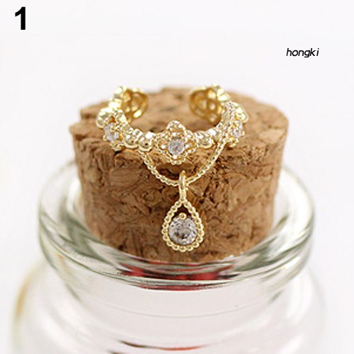 Khuyên Vành Tai Đính Đá Thời Trang Cho Nữ