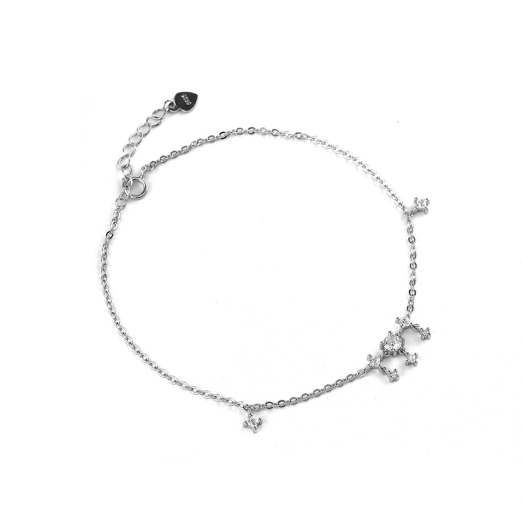 Lắc Chân Bạc Blue Peach Mirror LC221 | BigBuy360 - bigbuy360.vn