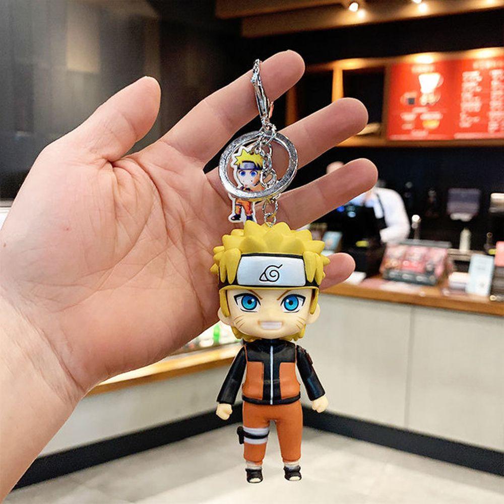 Móc Khóa Hình Búp Bê Gaara Uchiha Itachi Ninja Bằng PVC