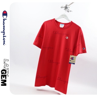 Áo thun champion print heritage - đỏ - authentic 100% được nhập trực tiếp từ mỹ