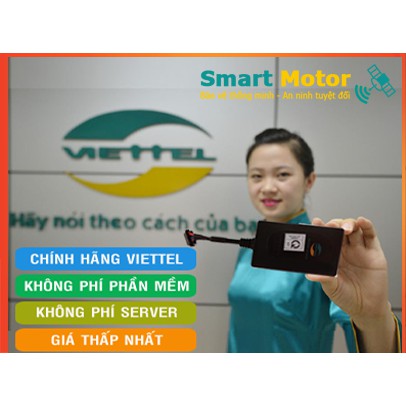 Định vị chống trộm, chống cướp cho xe máy chính hãng Viettel + sim data 4G miễn phí sử dụng 1 năm