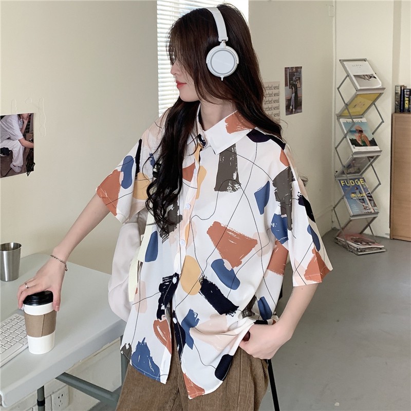 ÁO SƠ MI TAY CỘC PHONG CÁCH HÀN QUỐC