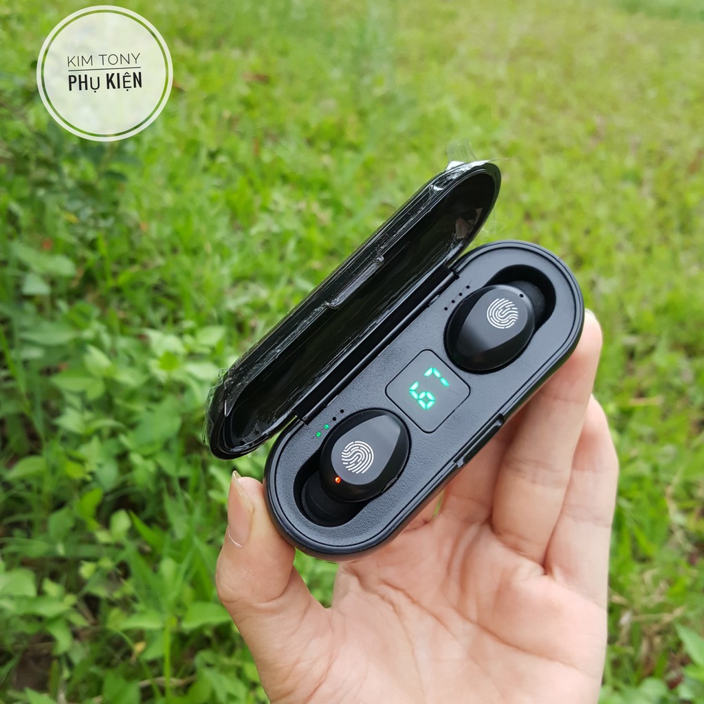 Tai nghe true wireless AMOI F9 | bản QUỐC TẾ | nút cảm ứng | Bluetooth 5.0 | Pin 280 giờ | BigBuy360 - bigbuy360.vn