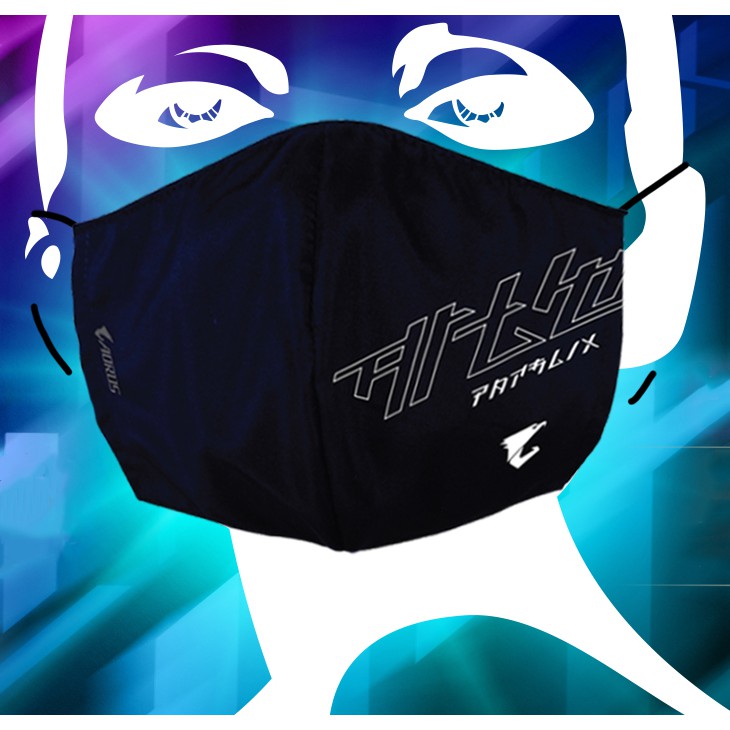 Khẩu Trang Vải Đen Aorus Gaming Cloth Masks Phù Hợp Cho Game Thủ Thời Trang Mẫu 2 | BigBuy360 - bigbuy360.vn