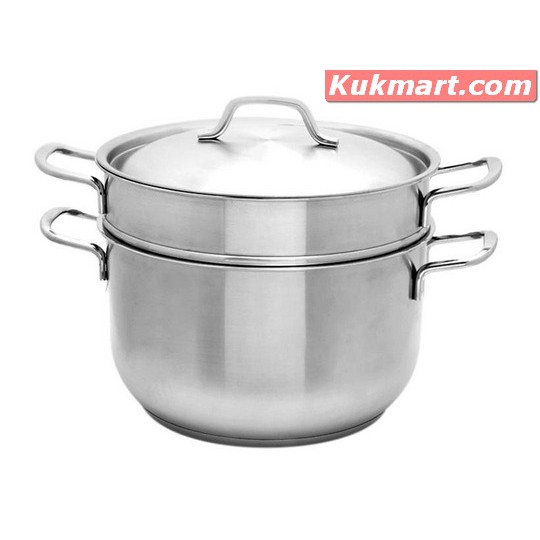 BỘ NỒI XỬNG HẤP 3Đ QUAI ĐŨA NẮP INOX KUF30