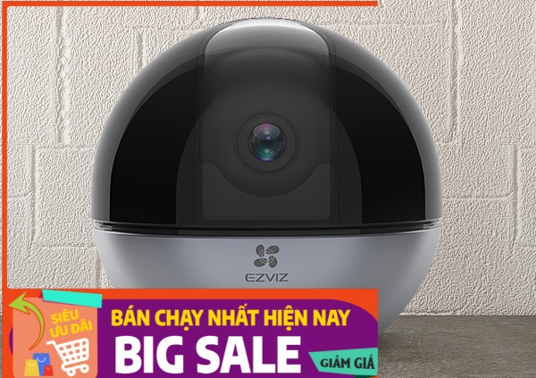 C6T with RF 1080P CS-CV248-A3-32WMFR(APEC), quay quét wifi 2MP-theo dõi chuyển động. SP chính hãng EZVIZ BH 24 t