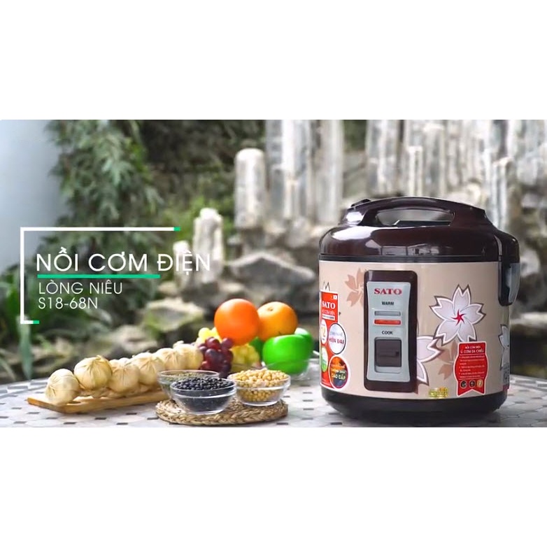 Nồi Cơm Điện Sato S18 - 68N 1,8L