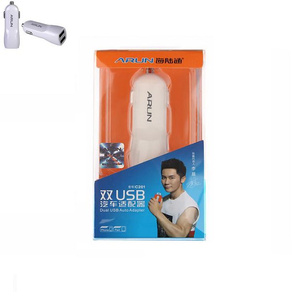 Cóc sạc xe hơi 2 cổng chính hãng AC-201