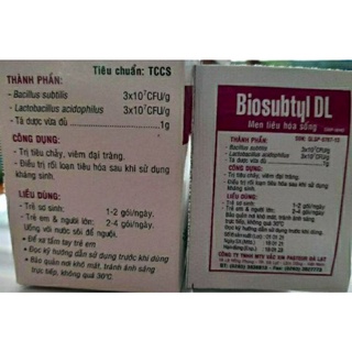 Biosubtyl_ men tiêu hóa ( hộp 25 gói)
