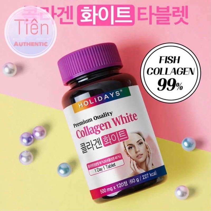 Collagen white Holidays, colagen Hàn Quốc