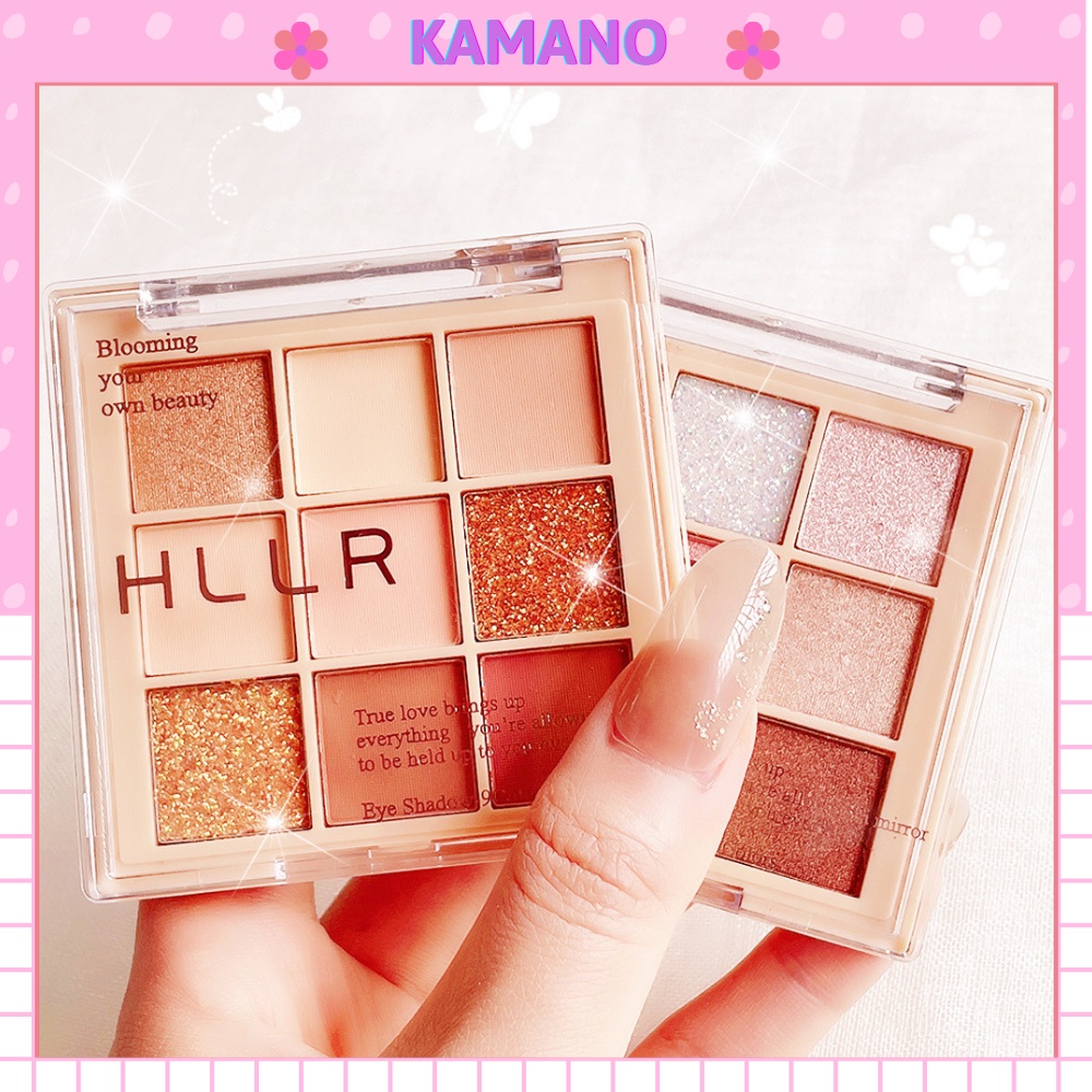 Bảng Phấn Mắt Hllr 9 Màu Chống Thấm Nước Lâu Trôi Shop Kamano Mã Pm1