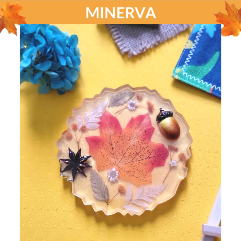 [VIDEO THẬT] Tranh resin làm thủ công LÁ PHONG , làm quà tặng handmade , trang trí nhà cửa