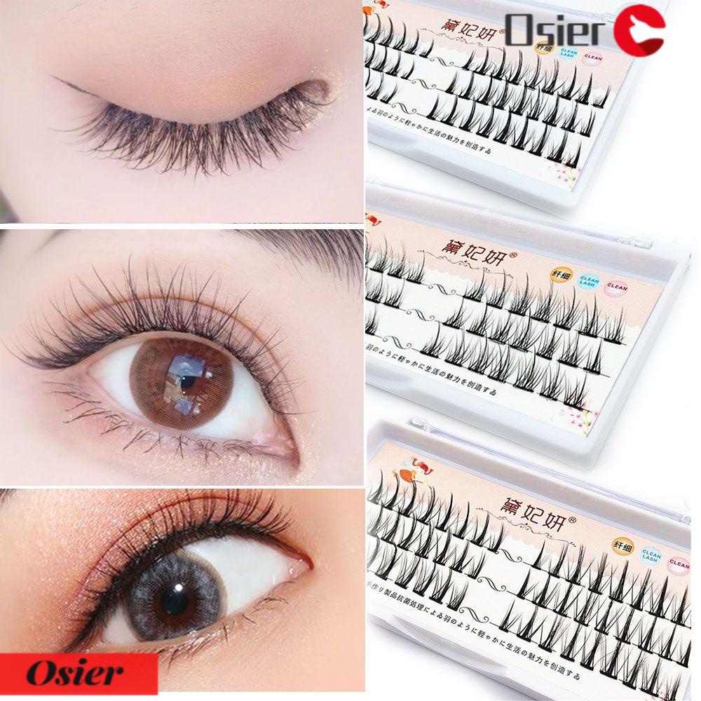 1 Cụm Lông Mi Giả Handmade Tự Dính Trang Điểm Dự Tiệc