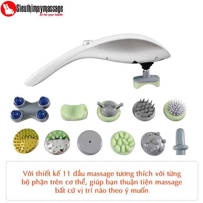 MÁY MASSAGE CẦM TAY 11 ĐẦU ONAGA