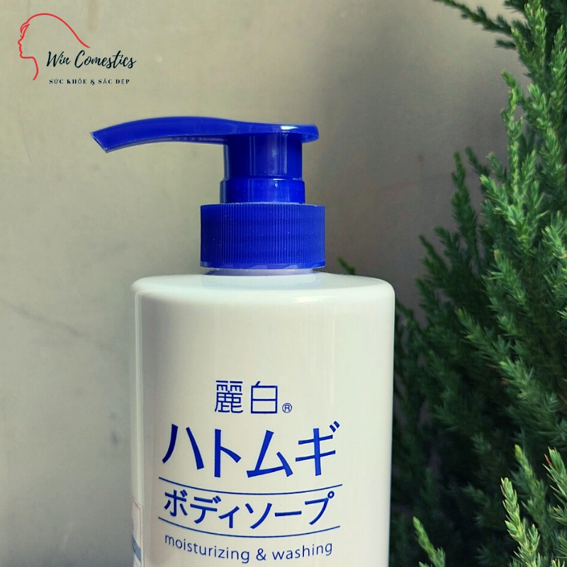 [ Có Tem phụ ] Sữa Tắm Trắng Da Nhật Bản Hatomugi Moisturizing &amp; Washing 800ml