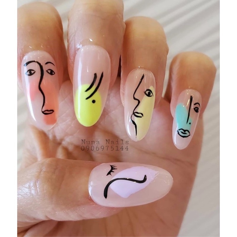 NAILBOX full option  Móng up Thiết kế khuôn mặt inbox chọn size và  shape đầy đủ phụ kiện CÓ NOW SHIP