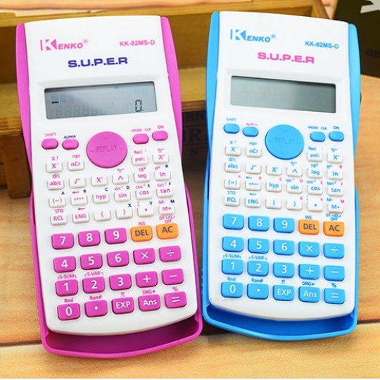 Máy Tính Học Sinh Kenko Tặng Kèm 2 Viên Pin