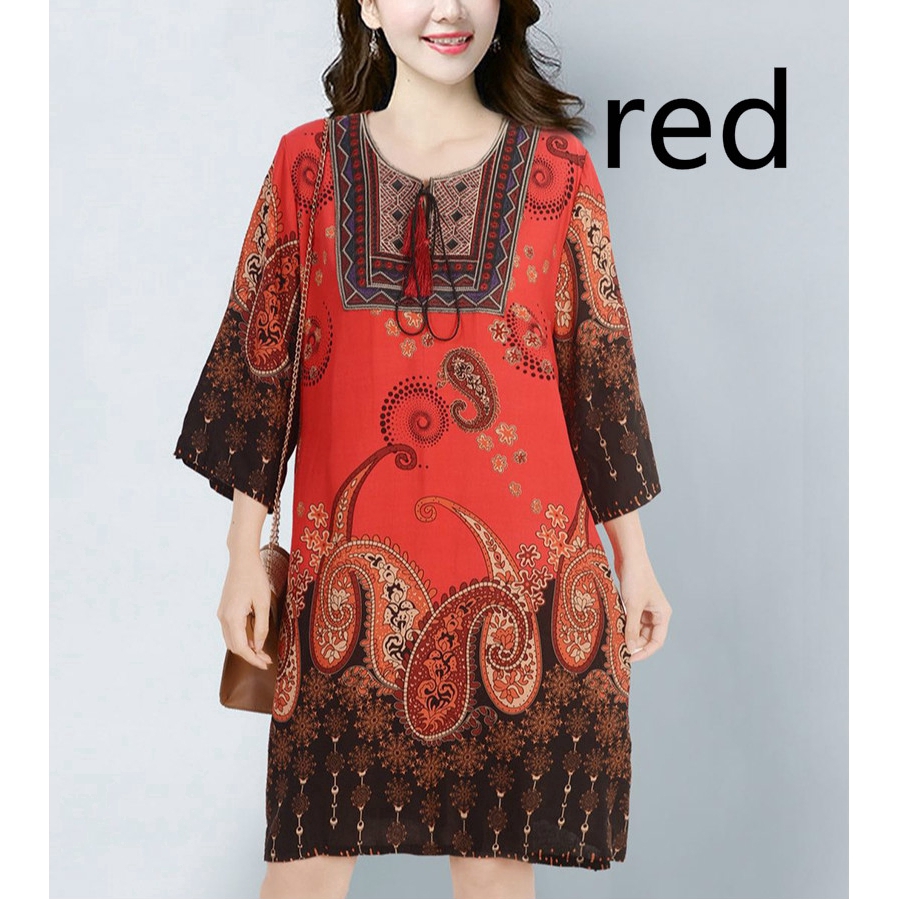 Váy nữ kiểu dáng vintage phong cách boho thời trang cá tính