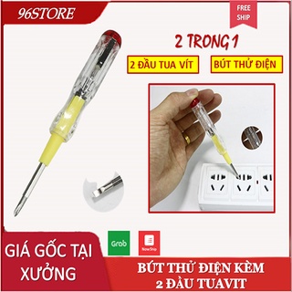 Bút thử điện kèm 2 đầu tua vít đa năng nhỏ gọn