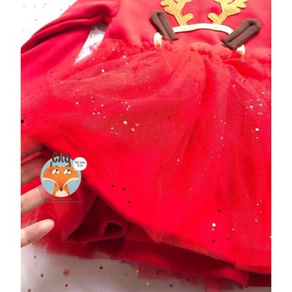 Đầm giáng sinh thu đông đầm noel
