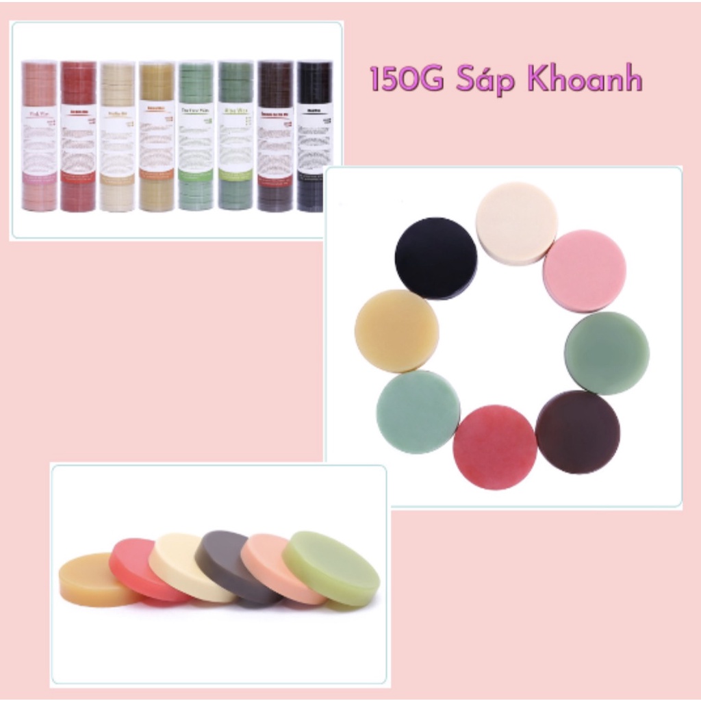 [Tặng que] Sáp wax lông Mix 150g Cao Cấp dạng viên mix dừa siêu bám lông