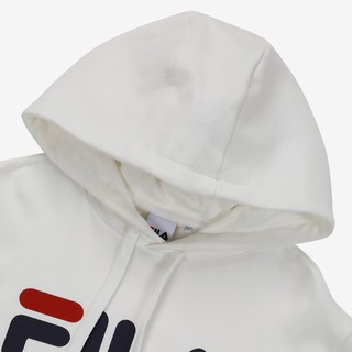 [CHÍNH HÃNG] F.ila Linear Logo Basic Hoodie White
