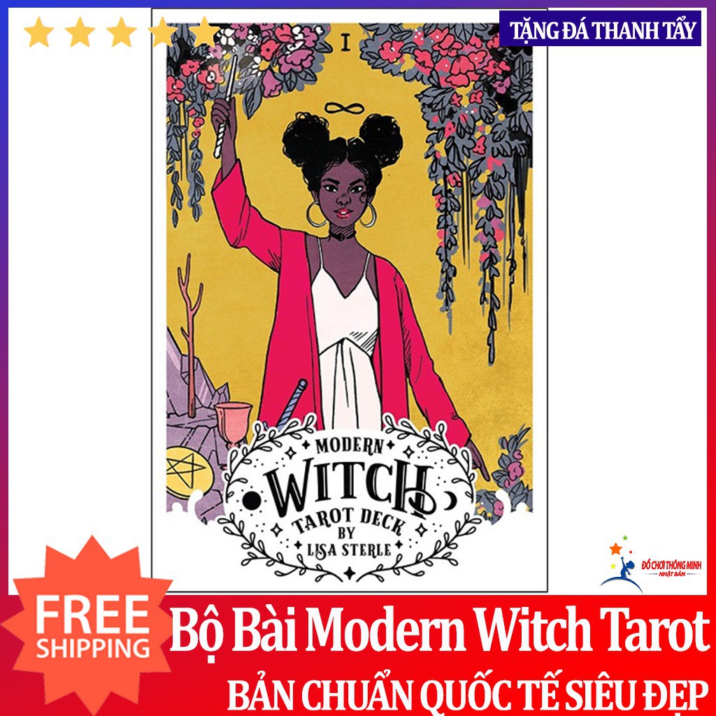 Bài Tarot Bài Morden Witch Tarot Tặng Đá Thanh Tẩy