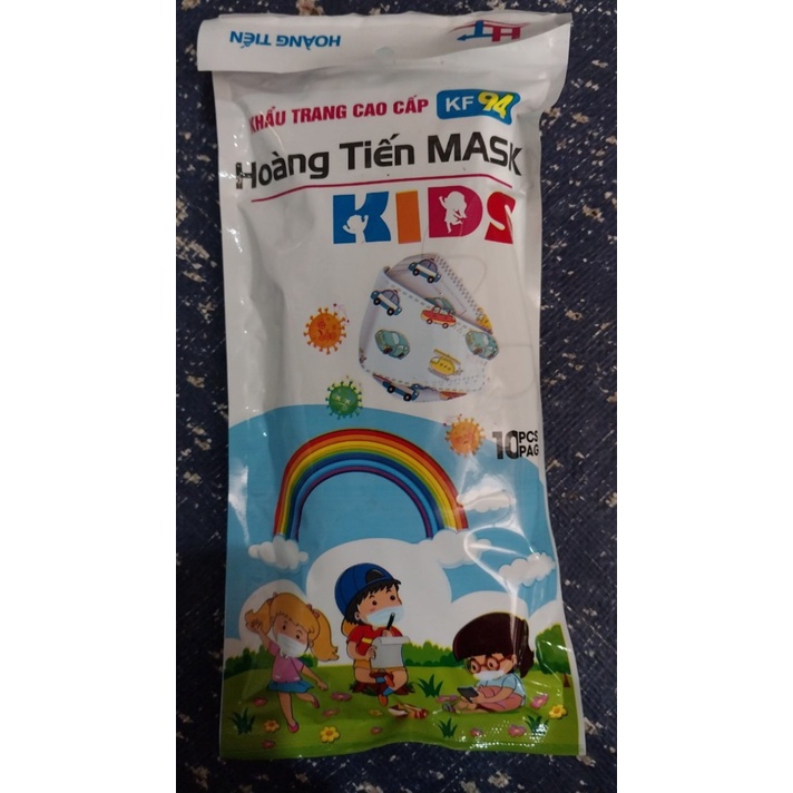 Khẩu trang cho bé -Combo 1 túi 10 cái cho trẻ từ 2 tuổi Khẩu trang KF94(nhiều mẫu)