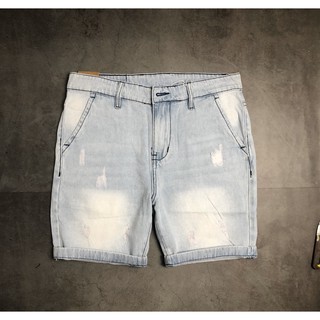 Quần short jean nam cao cấp quần lửng jean nam
