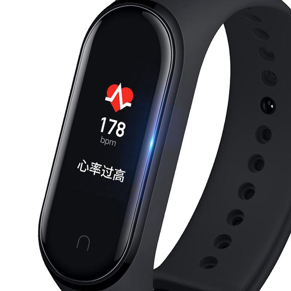 Set 1/5 miếng dán trong suốt bảo vệ màn hình vòng tay thông minh For Xiaomi Mi Band 4